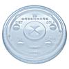 Greenware Cold Drink Lids, Fits 9, 12, 20 oz. Cups, Clear, 1000/CT