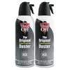Disposable Compressed Gas Duster, 10 oz Cans, 2/Pack