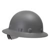 SuperEight Thermoplastic Hard Hat, 3-R Ratchet Suspension, Gray