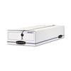 LIBERTY Check/Voucher Storage Box, 10-3/4 x 23-1/4 x 4-5/8, White/Blue, 12/CT.