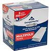 Premium Multifold Paper Towels, 1-Ply, White, 250/Pack, 8 Packs/CT