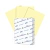 Fore Multi-Purpose Colored Paper, 20 lb, 8.5" x 11", Canary, 500 Sheets/Ream