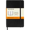 Classic Softcover Notebook, Ruled, 5 1/2 x 3 1/2, Black Cover, 192 Sheets