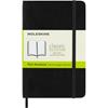 Classic Softcover Notebook, Plain, 5 1/2 x 3 1/2, Black Cover, 192 Sheets