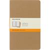 Cahier Journal, Ruled, 5" x 8.25", White Paper, Kraft Brown Cover, 80 Sheets
