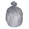 Silver Sack Can Liners, 33 Gallon, 33 in W x 40 in L, 1.5 Mil, Silver, 100/Carton