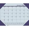 Recycled EcoTones Ocean Blue Monthly Desk Pad Calendar, 22" x 17", 2023