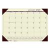 Recycled EcoTones Desert Tan Monthly Desk Pad Calendar, 22 in x 17 in, 2024