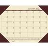 Recycled EcoTones Desert Tan Monthly Desk Pad Calendar, 22" x 17", 2023
