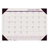 Recycled EcoTones Sunrise Rose Monthly Desk Pad Calendar, 22 in x 17 in, 2024