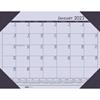 Recycled EcoTones Sunset Orchid Monthly Desk Pad Calendar, 22" x 17", 2023