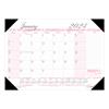 Recycled Breast Cancer Awareness Monthly Desk Pad Calendar, 22 in x 17 in, 2024