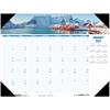 Recycled Coastlines Photographic Monthly Desk Pad Calendar, 22" x 17", 2022