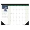 Recycled Monthly Desk Pad Calendar, 12 Month, 18-1/2" x 13", Puppies Photographic, Jan 2024 - Dec 2024