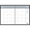 Academic Ruled Monthly Planner, 14-Month July-August, 8-1/2 x 11, Black, 2022-2023