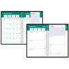 Recycled Express Track Weekly/Monthly Appointment Book, 5 in x 8 in, Black, 2024
