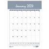 Recycled Bar Harbor Wirebound Monthly Wall Calendar, 12 in x 17 in, 2024