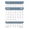 Recycled Bar Harbor Three-Months-per-Page Wall Calendar, 12 in x 17 in, 2024