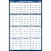 Poster Style Reversible/Erasable Academic Yearly Calendar, 24 x 37, 2023-2024