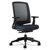 Lota Series Mesh Mid-Back Work Chair, Navy Fabric, Black Base