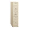 310 Series Vertical File, 5 Drawers, Letter Width, 15"W x 26-1/2"D x 60"H, Putty Finish