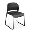 GuestStacker High-Density Stacking Chair, Lava Shell, 4/EA