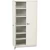 Storage Cabinet, 36w x 18-1/4d x 71-3/4h, Putty