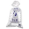 Ice Bag, 11 x 20, 8lb Capacity, 1.5mil, Clear/Blue, 1000/Carton