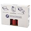Low-Density Can Liner, 40 x 46, 45gal, 1.3mil, Red, 20/Roll, 5 Rolls/Carton