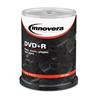 DVD+R Recordable Disc, 4.7 GB, 16x, Spindle, Silver, 100/Pack