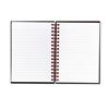 Twinwire Hardcover Notebook, Legal Rule, 5 7/8 x 8 1/4, White, 70 Sheets