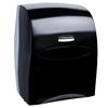 Sanitouch Manual Hard Roll Towel Dispenser, 12.63 in x 16.13 in x 10.2 in, Black