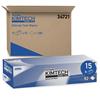 Kimwipes Delicate Task Wipers, White, 15 Boxes Of 92 Wipers, 1,380 Wipers/Carton