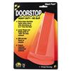 Giant Foot Doorstop, No-Slip Rubber Wedge, 3-1/2"W x 6-3/4"D x 2"H, Safety Orange