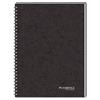 Guided Business Notebook, 5.38" x 8", White Paper, Black Cover, 80 Sheets