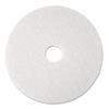 Super Polish Floor Pad 4100, 13", White, 5/Carton