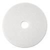Super Polish Floor Pad 4100, 19", White, 5/Carton