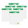 Super Sticky Easel Pad, Recycled Paper, 25 in x 30 in, White, 30 Sheets/Pad, 6 Pads/Carton