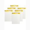 Super Sticky Easel Pad, 25 in x 30 in, White, 30 Sheets/Pad, 6 Pads/Carton