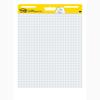 Super Sticky Easel Pad, 25 in x 30 in, White with Grid, 30 Sheets/Pad, 4 Pads/Carton