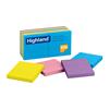 Notes, 3 in x 3 in, Assorted Bright Colors, 12 Pads/Pack