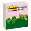 Greener Notes, 3 in x 3 in, Sweet Sprinkles Collection, 100 Sheets/Pad, 24 Pads/Pack