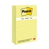 Notes, 4 in x 6 in, Canary Yellow, Lined, 5/Pack