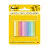 Page Markers, Assorted Bright Colors, .5 in x 1.7 in, 50 Markers/Pad, 10 Pads/Pack