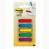 Arrow Flags, Assorted Primary Colors, .47 in Wide, 100/On-the-Go Dispenser, 1 Dispenser/Pack