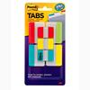 Tabs Value Pack, Assorted Primary Colors, 1 in and 2 in Sizes, 114 Tabs/Pack