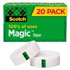 Tape, 3/4 in x 1,000 in, 20 Boxes/Pack