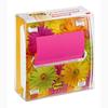 Pop-up Notes Dispenser for 3 in x 3 in Notes, Includes Floral Design Insert