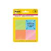 Super Sticky Full Stick Notes, 1-7/8 in x 1-7/8 in, Energy Boost Collection, 8 Pads/Pack