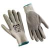 FlexTuff Latex Dipped Gloves, White/Blue, X-Large, 12 Pairs